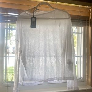All Saints White Long Sleeve